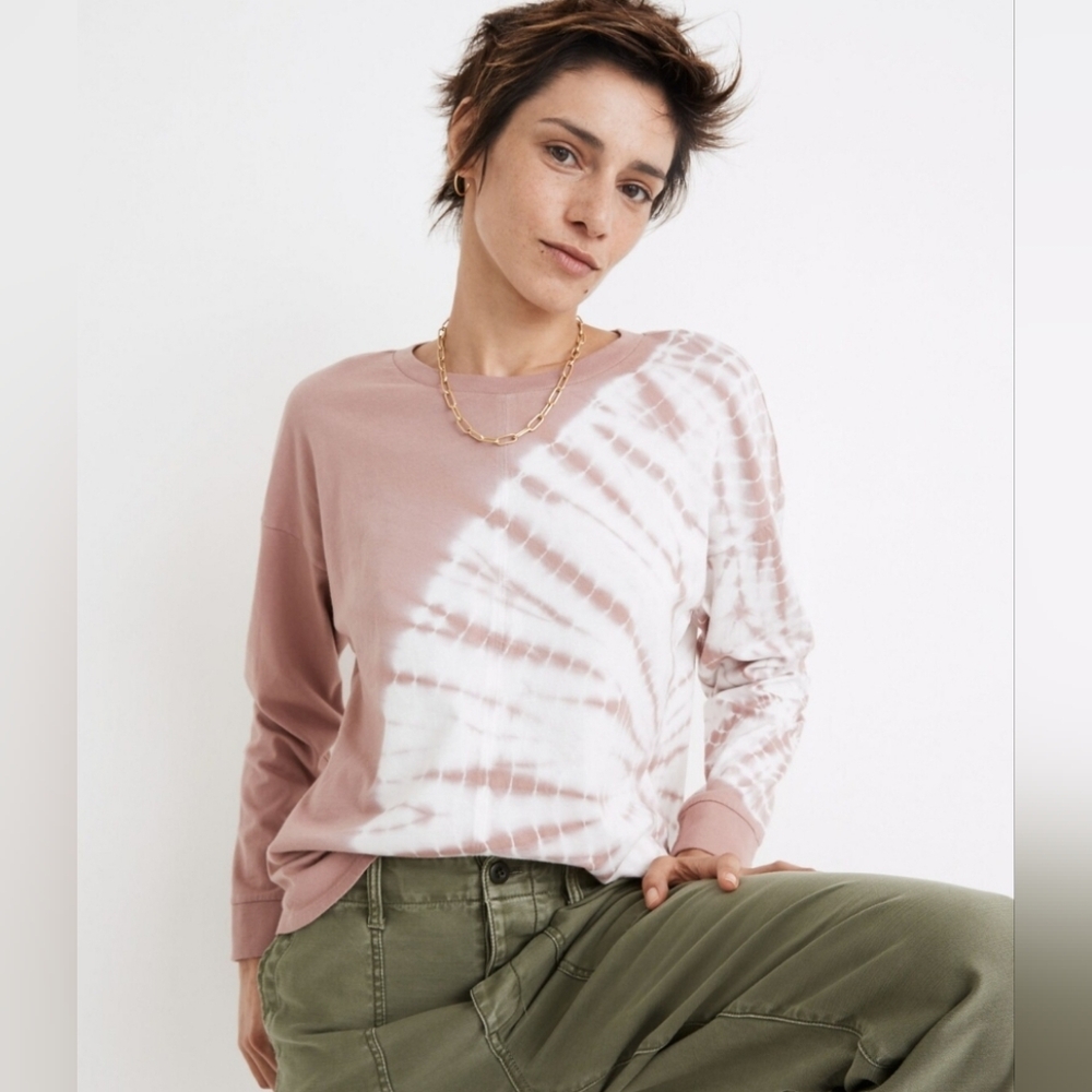Madewell Tie Dye (RE)Cycled Newville Cotton Top